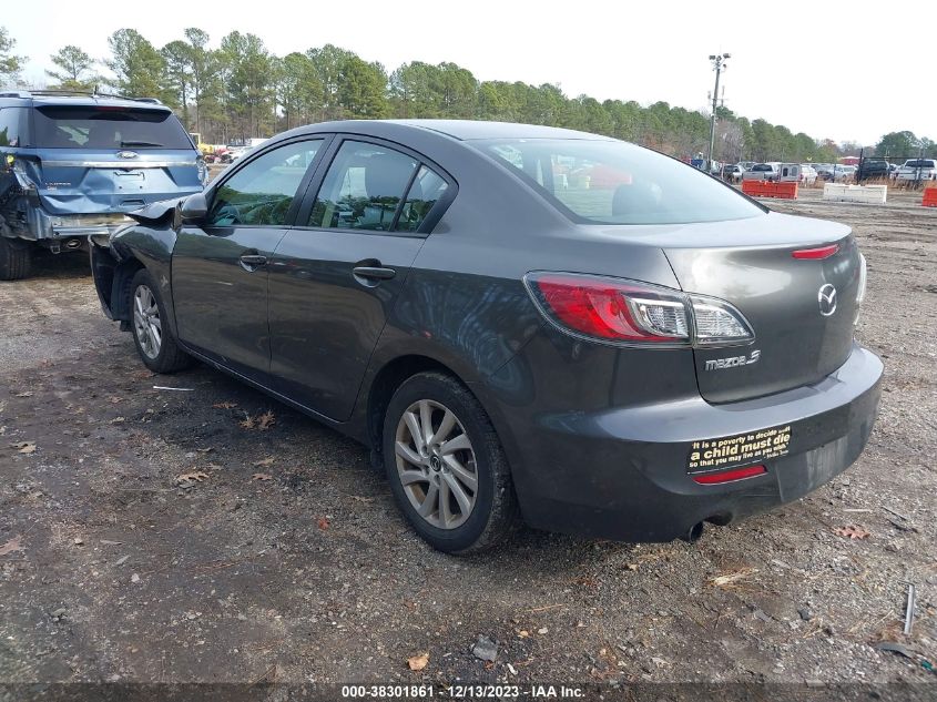 2013 MAZDA MAZDA3 I TOURING - JM1BL1V70D1833941