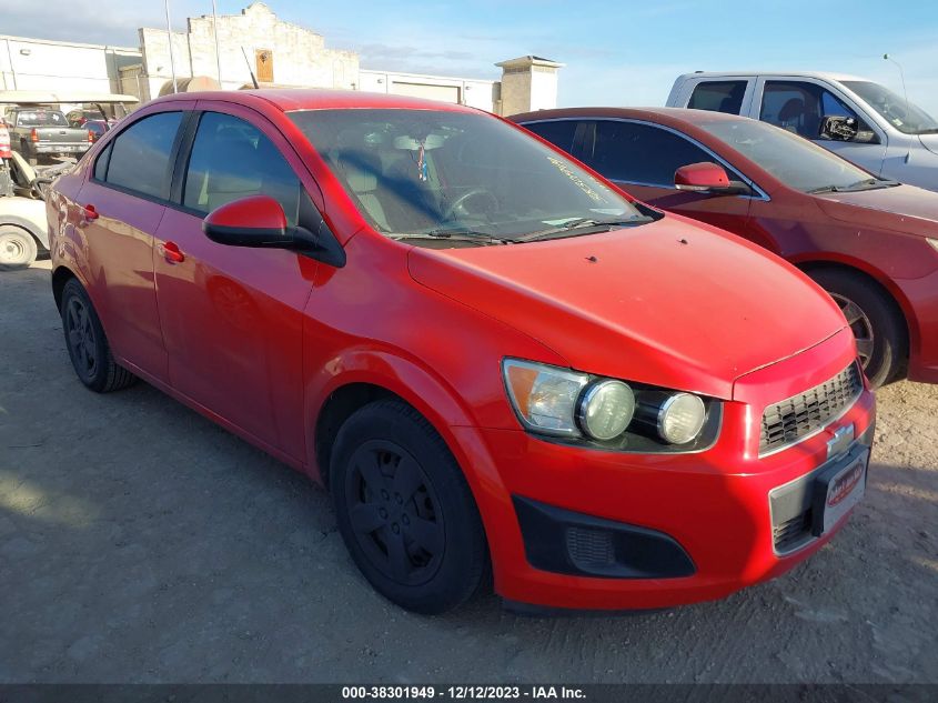 2014 CHEVROLET SONIC LS MANUAL - 1G1JB5SH9E4212421