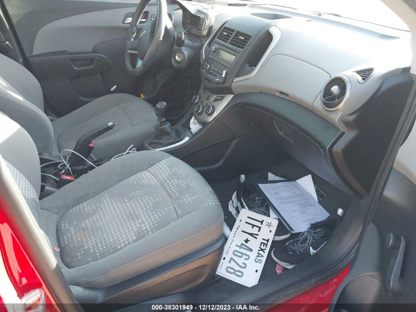 2014 CHEVROLET SONIC LS MANUAL - 1G1JB5SH9E4212421