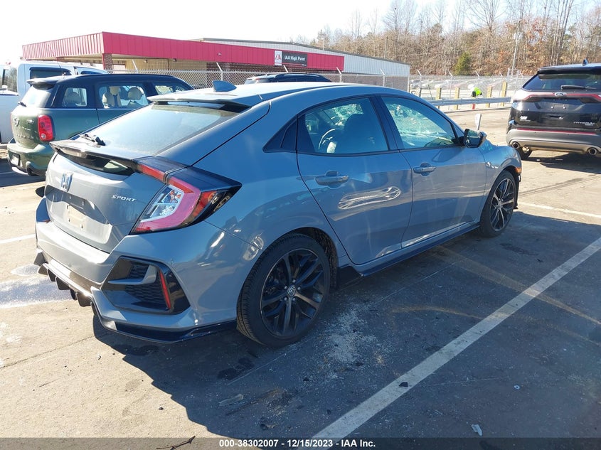 VIN SHHFK7H41MU221763 2021 HONDA CIVIC SPORT