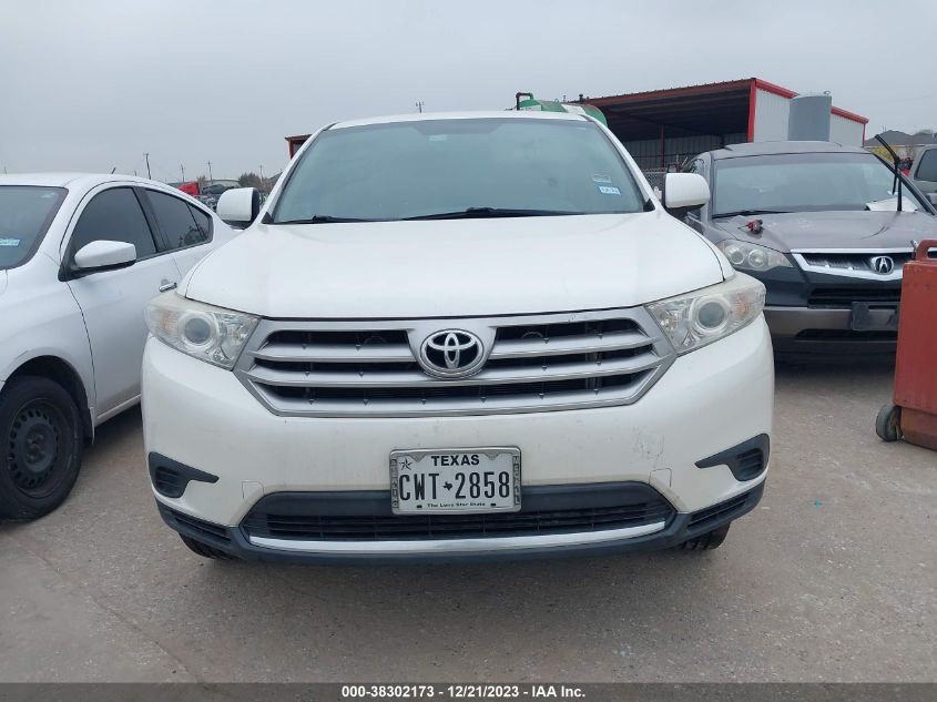 2013 TOYOTA HIGHLANDER - 5TDZK3EH1DS141874