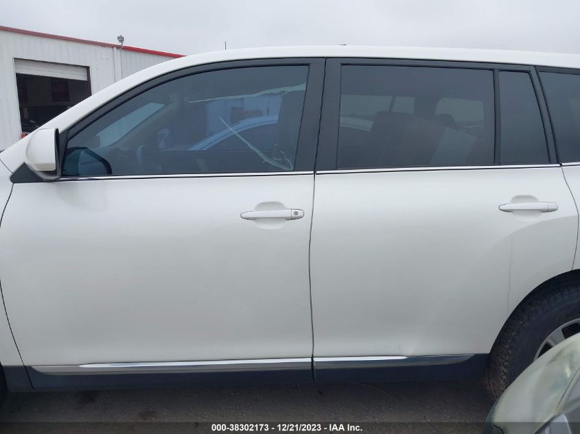 2013 TOYOTA HIGHLANDER - 5TDZK3EH1DS141874
