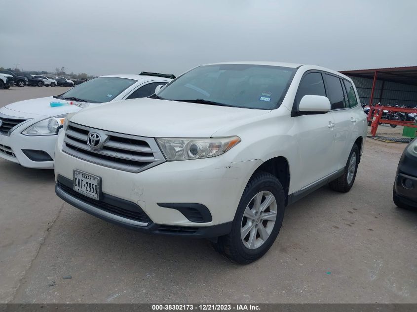 2013 TOYOTA HIGHLANDER - 5TDZK3EH1DS141874