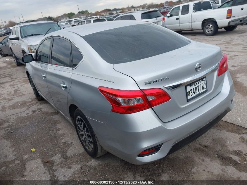 2016 NISSAN SENTRA S - 3N1AB7AP4GY334179