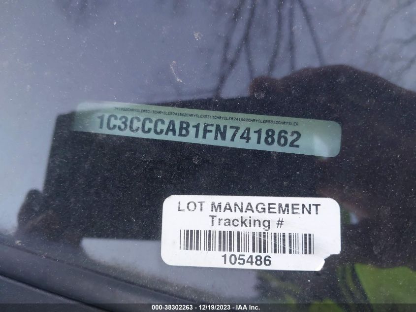 2015 CHRYSLER 200 LIMITED - 1C3CCCAB1FN741862