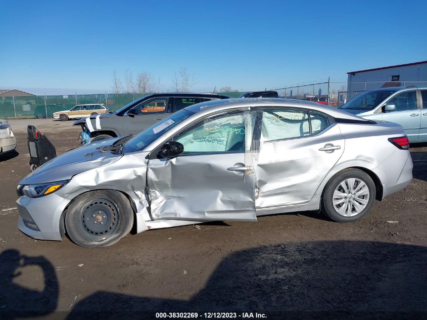 2022 NISSAN SENTRA S XTRONIC CVT - 3N1AB8BV7NY225361