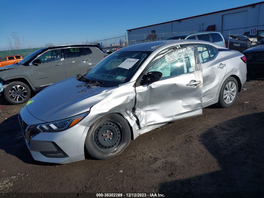 2022 NISSAN SENTRA S XTRONIC CVT - 3N1AB8BV7NY225361