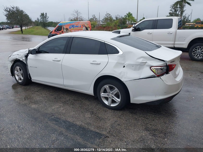 VIN 1G1ZB5ST4MF089282 2021 CHEVROLET MALIBU FWD LS
