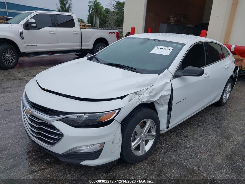 VIN 1G1ZB5ST4MF089282 2021 CHEVROLET MALIBU FWD LS