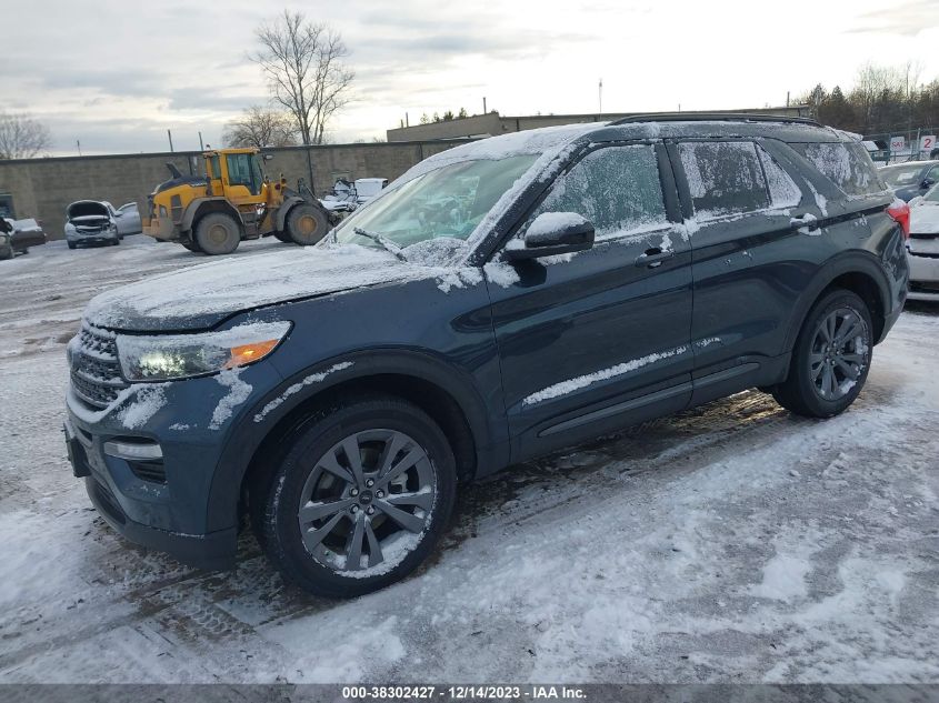 2022 FORD EXPLORER XLT - 1FMSK8DH0NGA70058