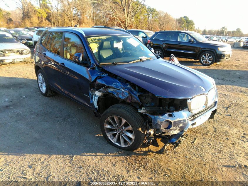 2015 BMW X3 XDRIVE28I - 5UXWX9C59F0D60251