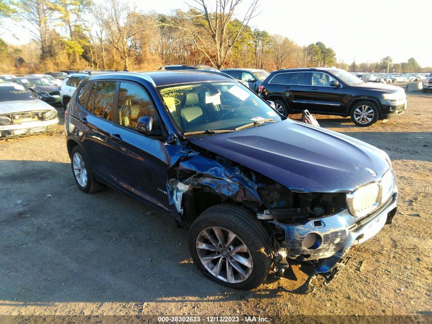 2015 BMW X3 XDRIVE28I - 5UXWX9C59F0D60251