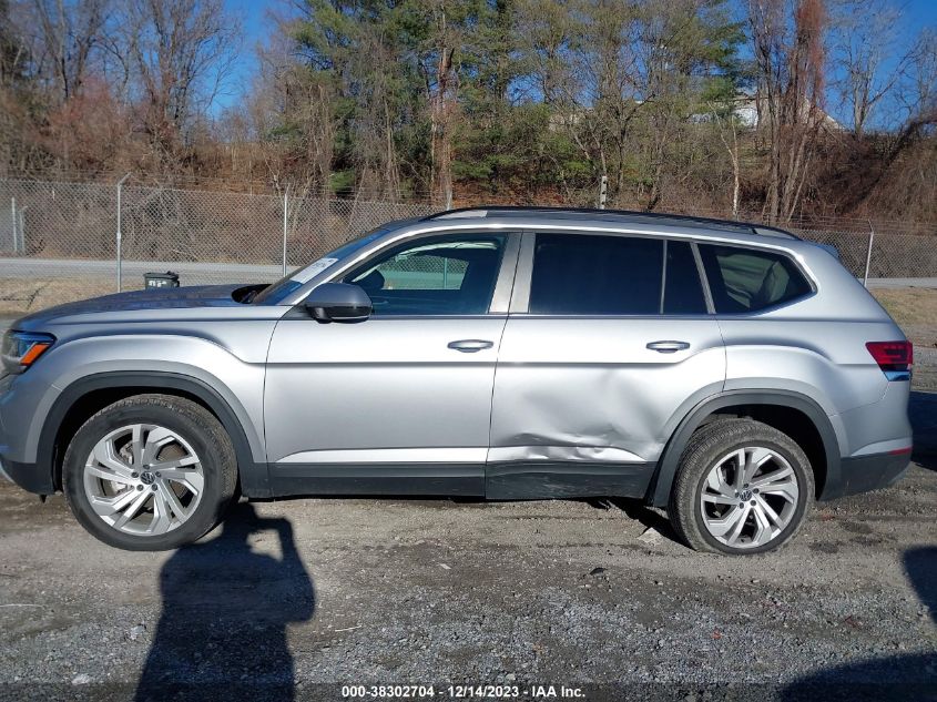 2021 VOLKSWAGEN ATLAS 3.6L V6 SE W/TECHNOLOGY - 1V2HR2CA5MC578073