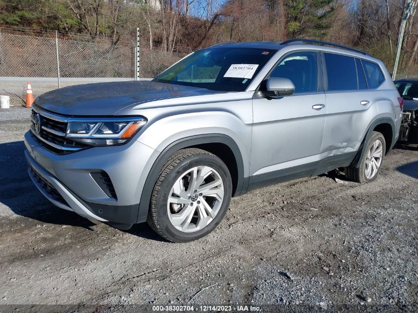 2021 VOLKSWAGEN ATLAS 3.6L V6 SE W/TECHNOLOGY - 1V2HR2CA5MC578073