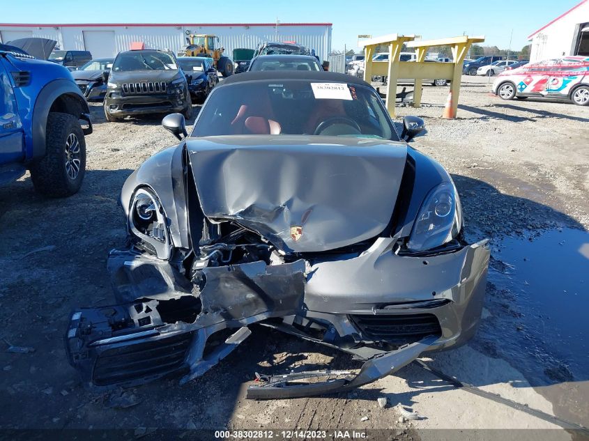 2017 PORSCHE 718 BOXSTER WP0CA2A82HS220704