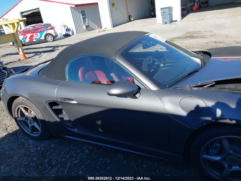 2017 PORSCHE 718 BOXSTER WP0CA2A82HS220704
