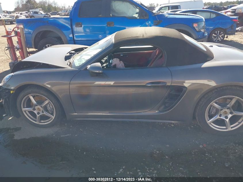 2017 PORSCHE 718 BOXSTER WP0CA2A82HS220704