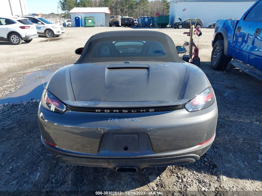 2017 PORSCHE 718 BOXSTER WP0CA2A82HS220704