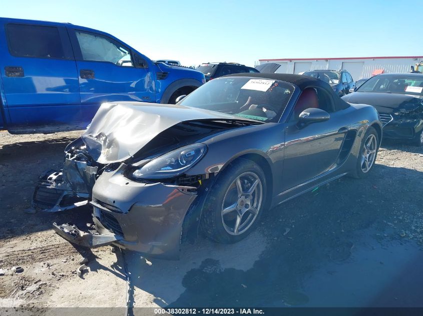 2017 PORSCHE 718 BOXSTER WP0CA2A82HS220704