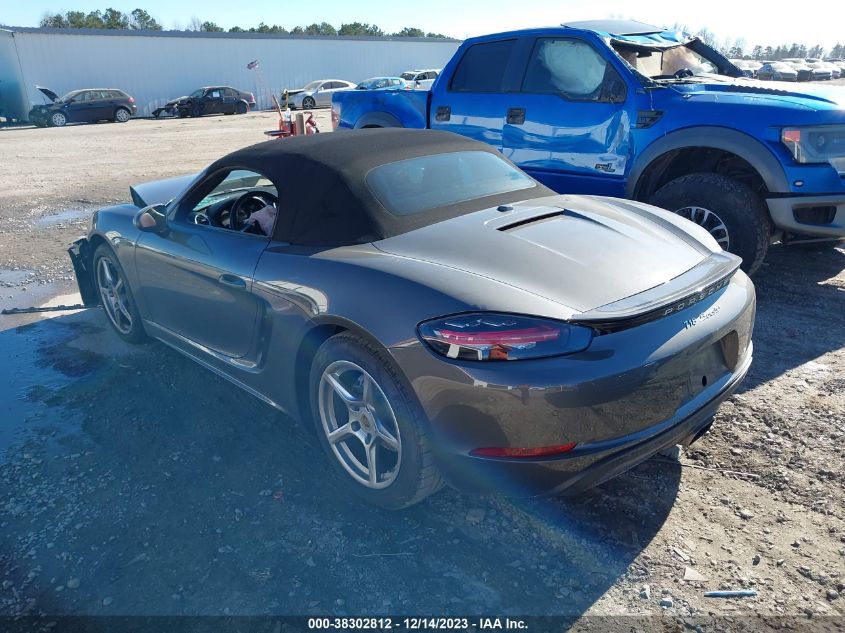 2017 PORSCHE 718 BOXSTER WP0CA2A82HS220704