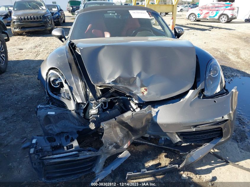 2017 PORSCHE 718 BOXSTER WP0CA2A82HS220704