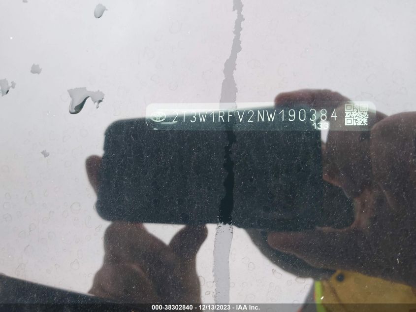 2022 TOYOTA RAV4 XLE/XLE PREMIUM - 2T3W1RFV2NW190384