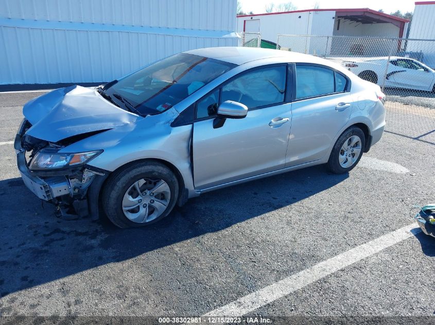 2015 HONDA CIVIC LX - 19XFB2F51FE285763