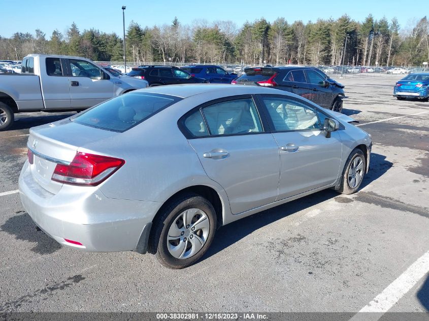 2015 HONDA CIVIC LX - 19XFB2F51FE285763