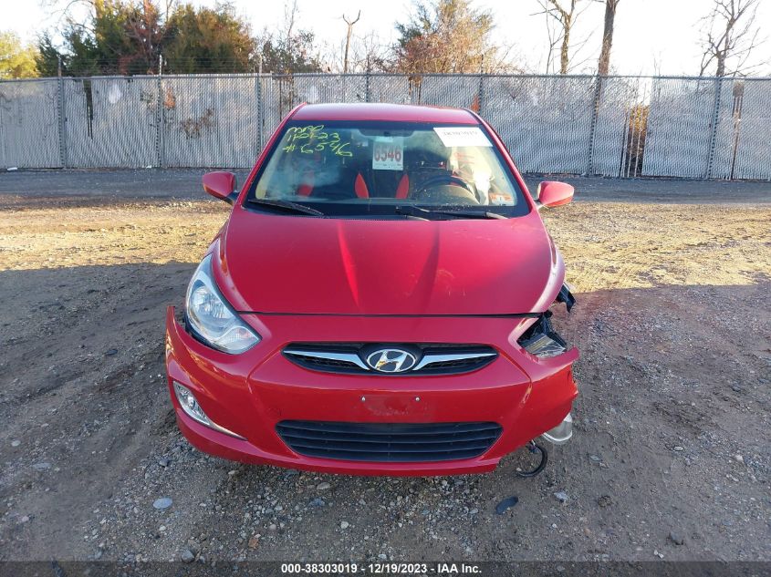 2013 HYUNDAI ACCENT GLS - KMHCU4AE1DU321090
