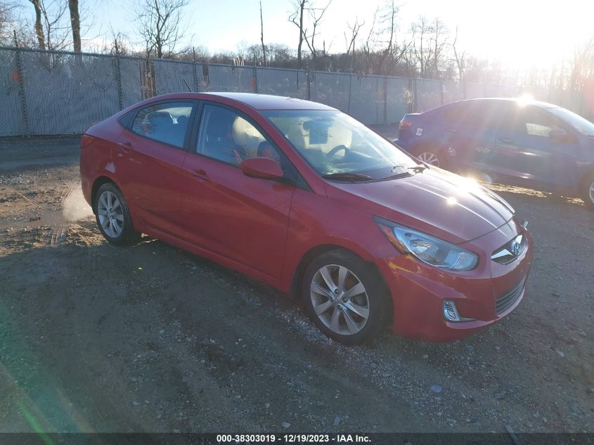 2013 HYUNDAI ACCENT GLS - KMHCU4AE1DU321090