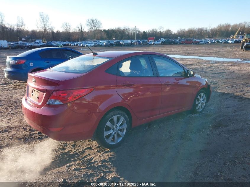 2013 HYUNDAI ACCENT GLS - KMHCU4AE1DU321090