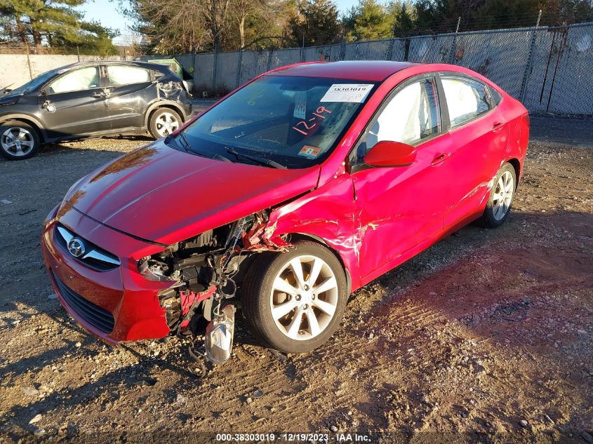 2013 HYUNDAI ACCENT GLS - KMHCU4AE1DU321090