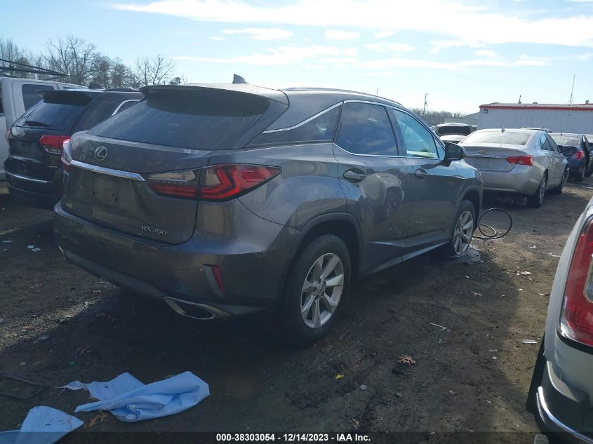 2016 LEXUS RX 350 - 2T2BZMCA5GC009847