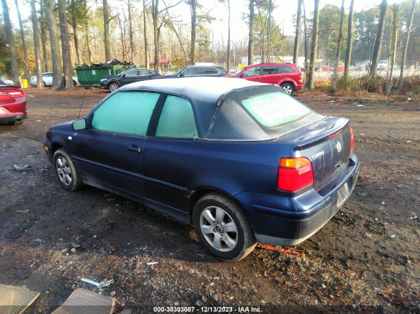 3VWDC21V32M807267 | 2002 VOLKSWAGEN CABRIO