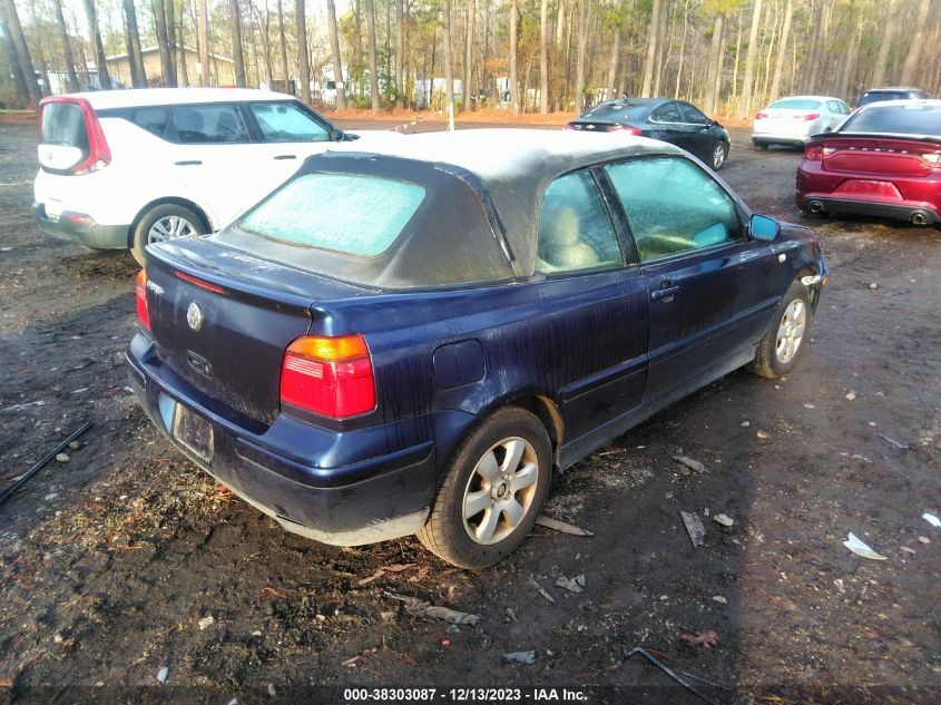 3VWDC21V32M807267 | 2002 VOLKSWAGEN CABRIO