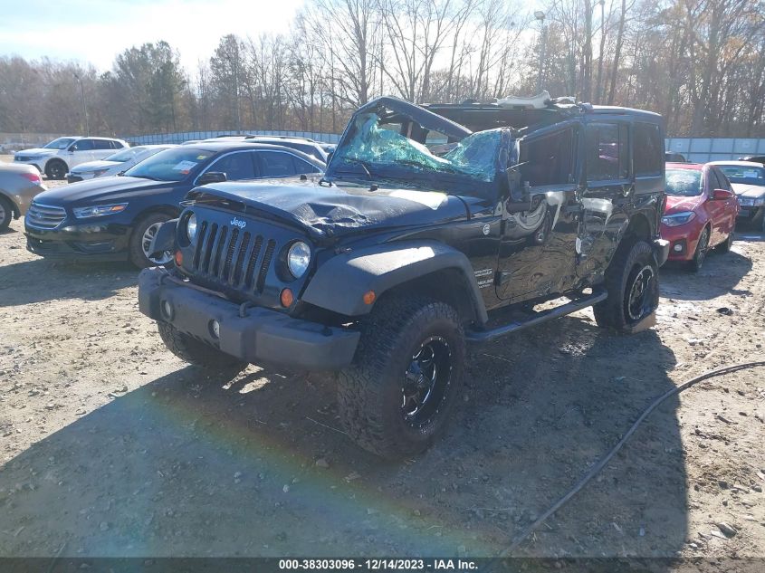 2013 JEEP WRANGLER UNLIMITED SPORT - 1C4BJWDG8DL508656