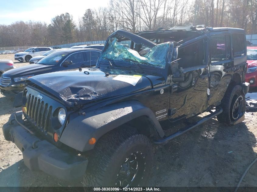 2013 JEEP WRANGLER UNLIMITED SPORT - 1C4BJWDG8DL508656