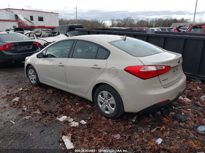 2015 KIA FORTE LX - KNAFK4A69F5373500