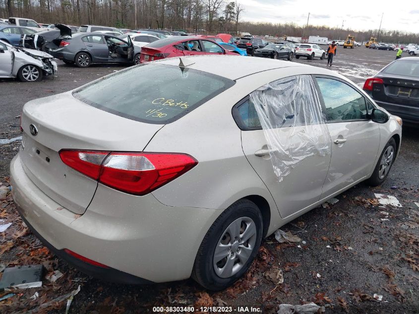 2015 KIA FORTE LX - KNAFK4A69F5373500