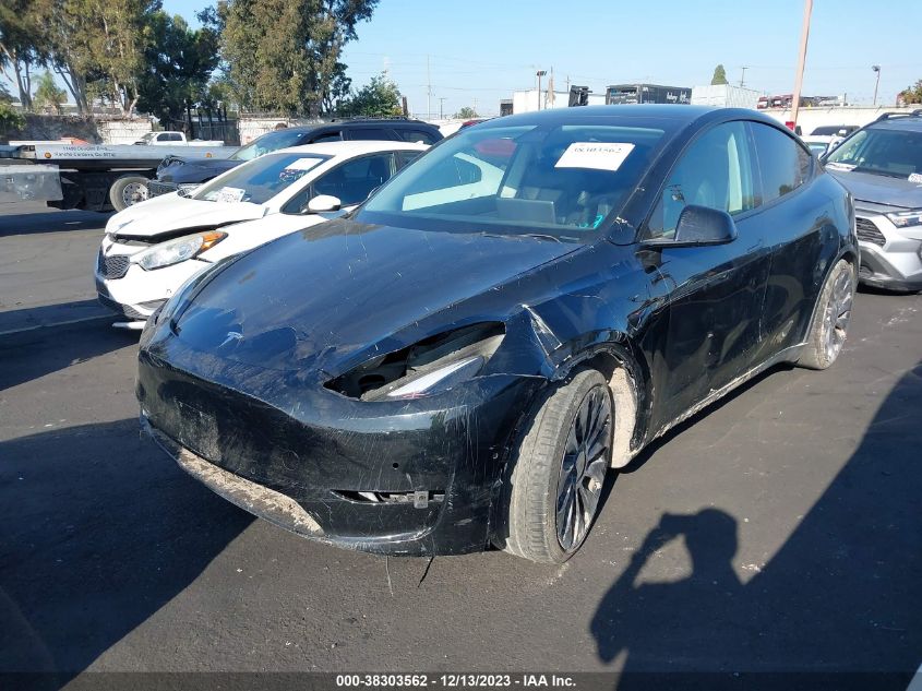 2021 TESLA MODEL Y - 5YJYGDEF4MF298935