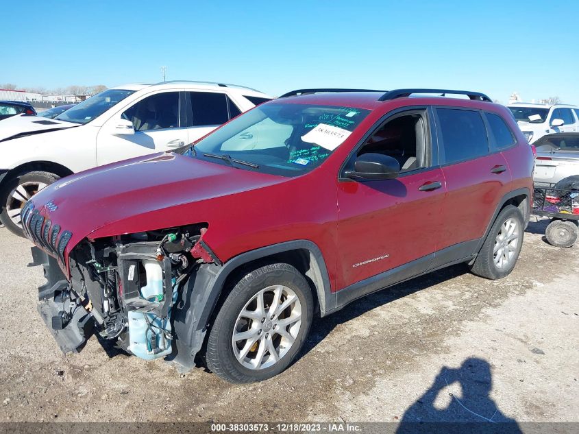 2016 JEEP CHEROKEE SPORT - 1C4PJLAB5GW234557