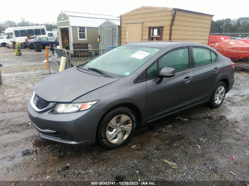 2013 HONDA CIVIC LX - 19XFB2F51DE044217