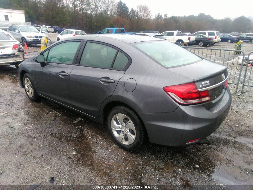 2013 HONDA CIVIC LX - 19XFB2F51DE044217