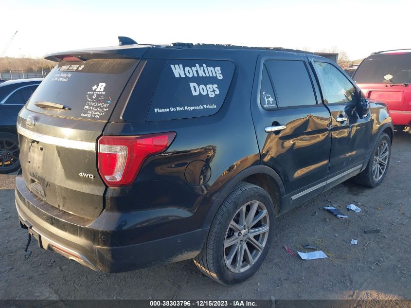 2016 FORD EXPLORER LIMITED - 1FM5K8F8XGGC28791