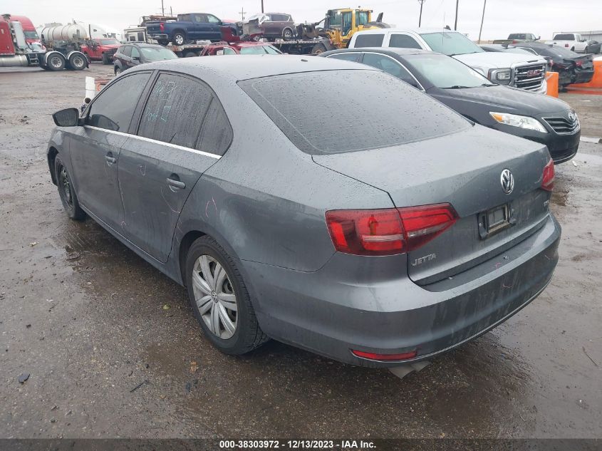 2017 VOLKSWAGEN JETTA S - 3VW2B7AJ3HM366334