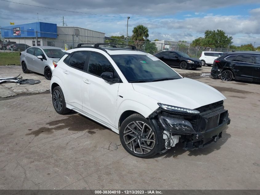 2022 HYUNDAI KONA N LINE - KM8K33A37NU853453