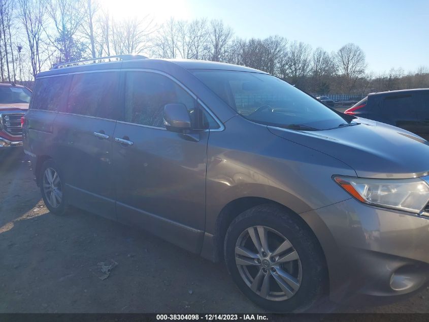 2013 NISSAN QUEST SL - JN8AE2KP4D9070425