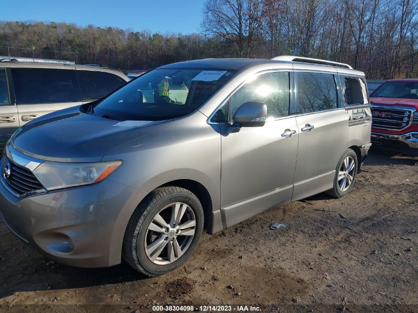 2013 NISSAN QUEST SL - JN8AE2KP4D9070425
