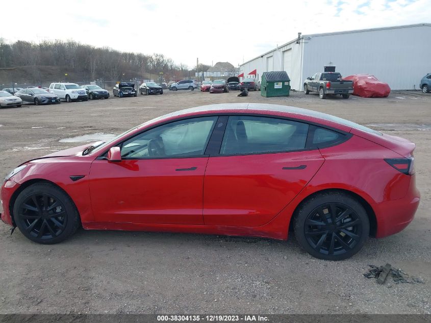 2023 TESLA MODEL 3 - 5YJ3E1EA7PF568196