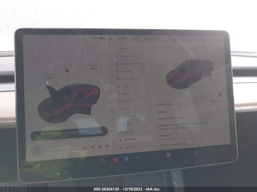 2023 TESLA MODEL 3 - 5YJ3E1EA7PF568196